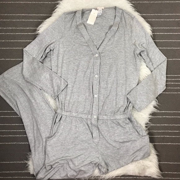 Eberjey Maya soft modal pajama jumpsuit - Picture 2 of 7